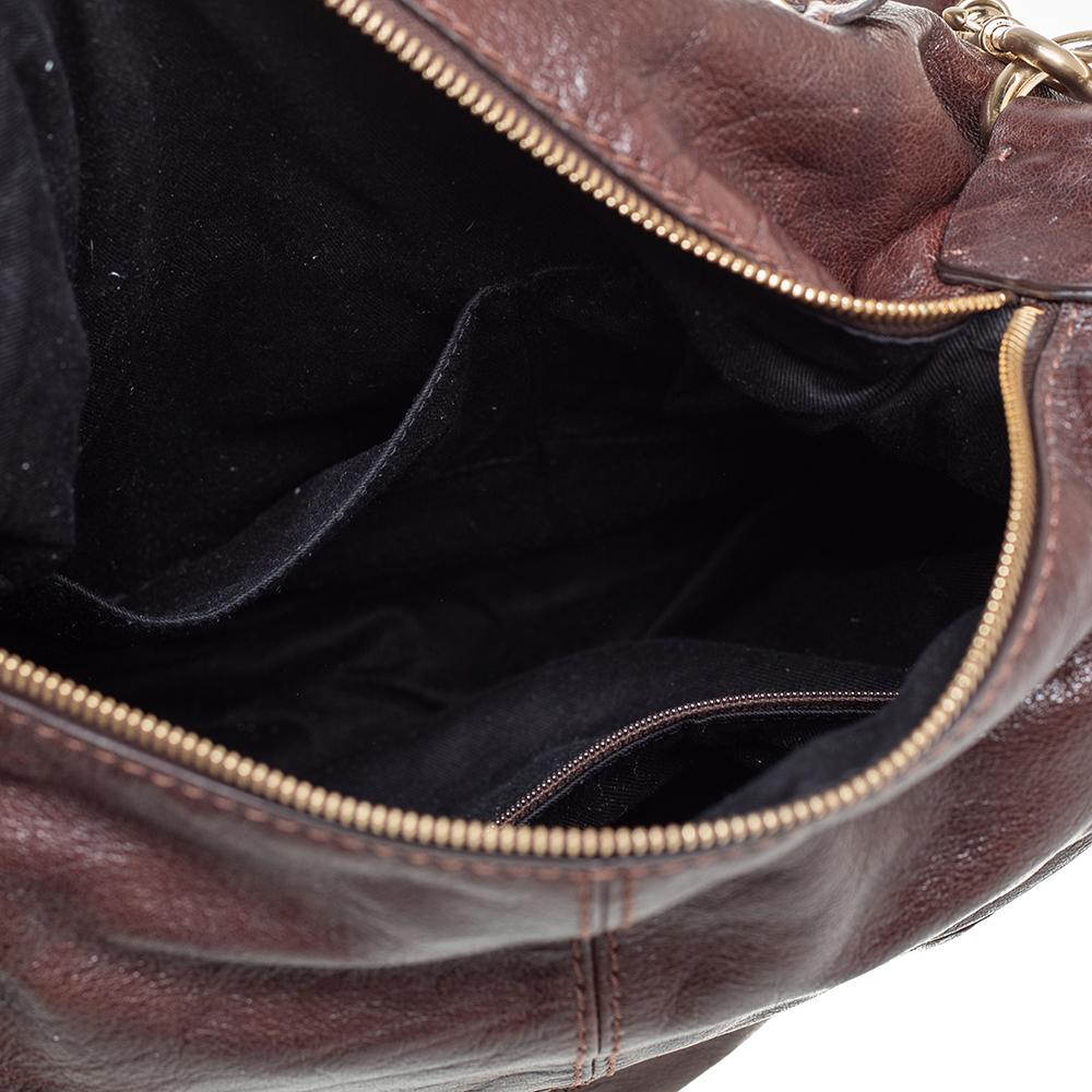 Givenchy Dark Brown Leather Hobo 2