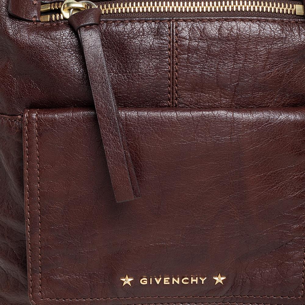 Givenchy Dark Brown Leather Hobo 3