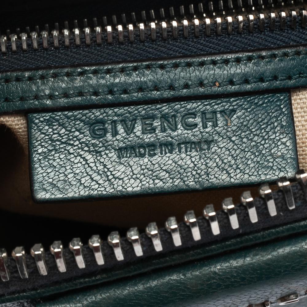 Givenchy Dark Green Leather Mini Antigona Satchel 4
