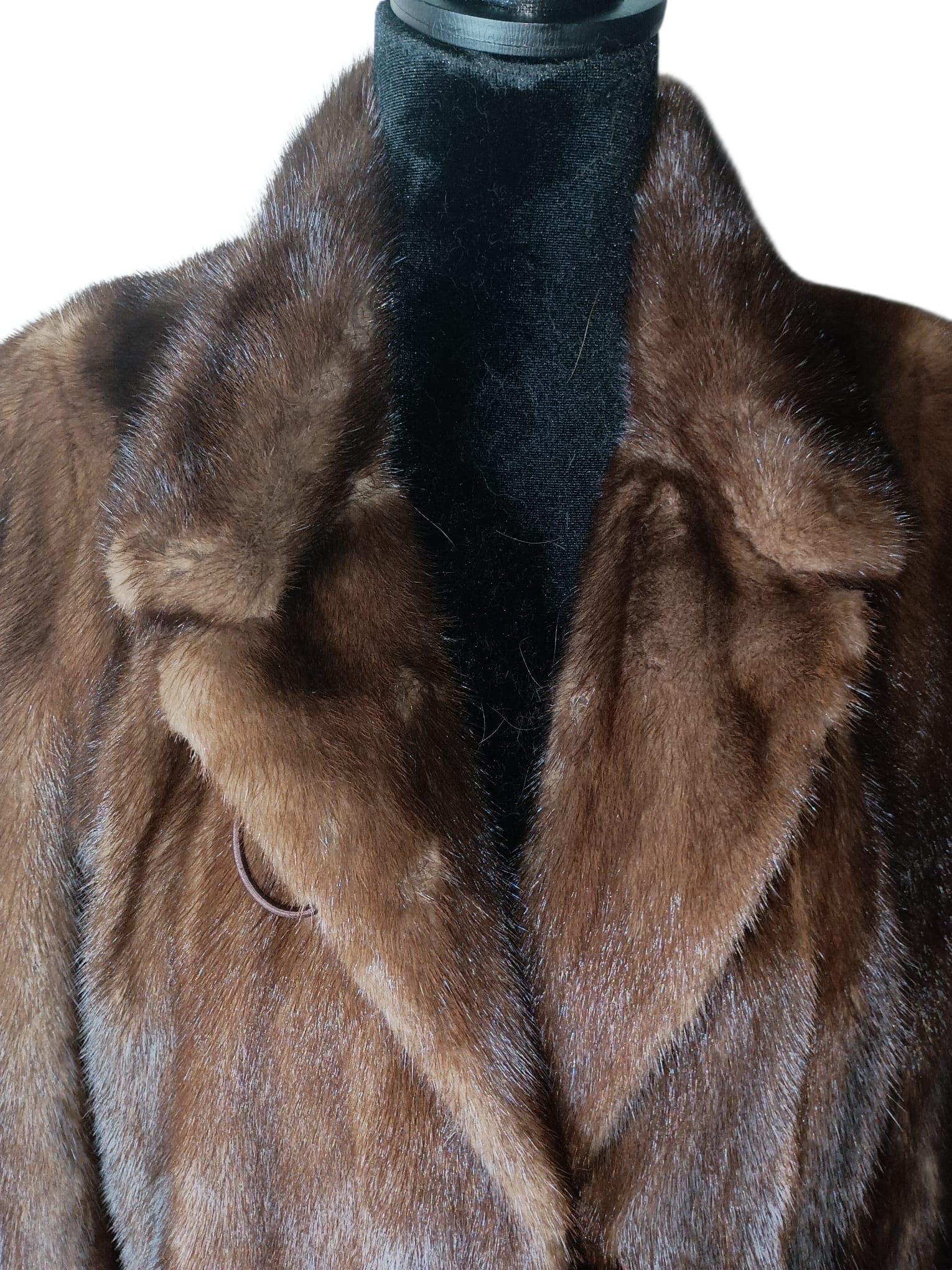 ~Givenchy Demi buff Mink Fur Coat (Size 10 - L) For Sale 5