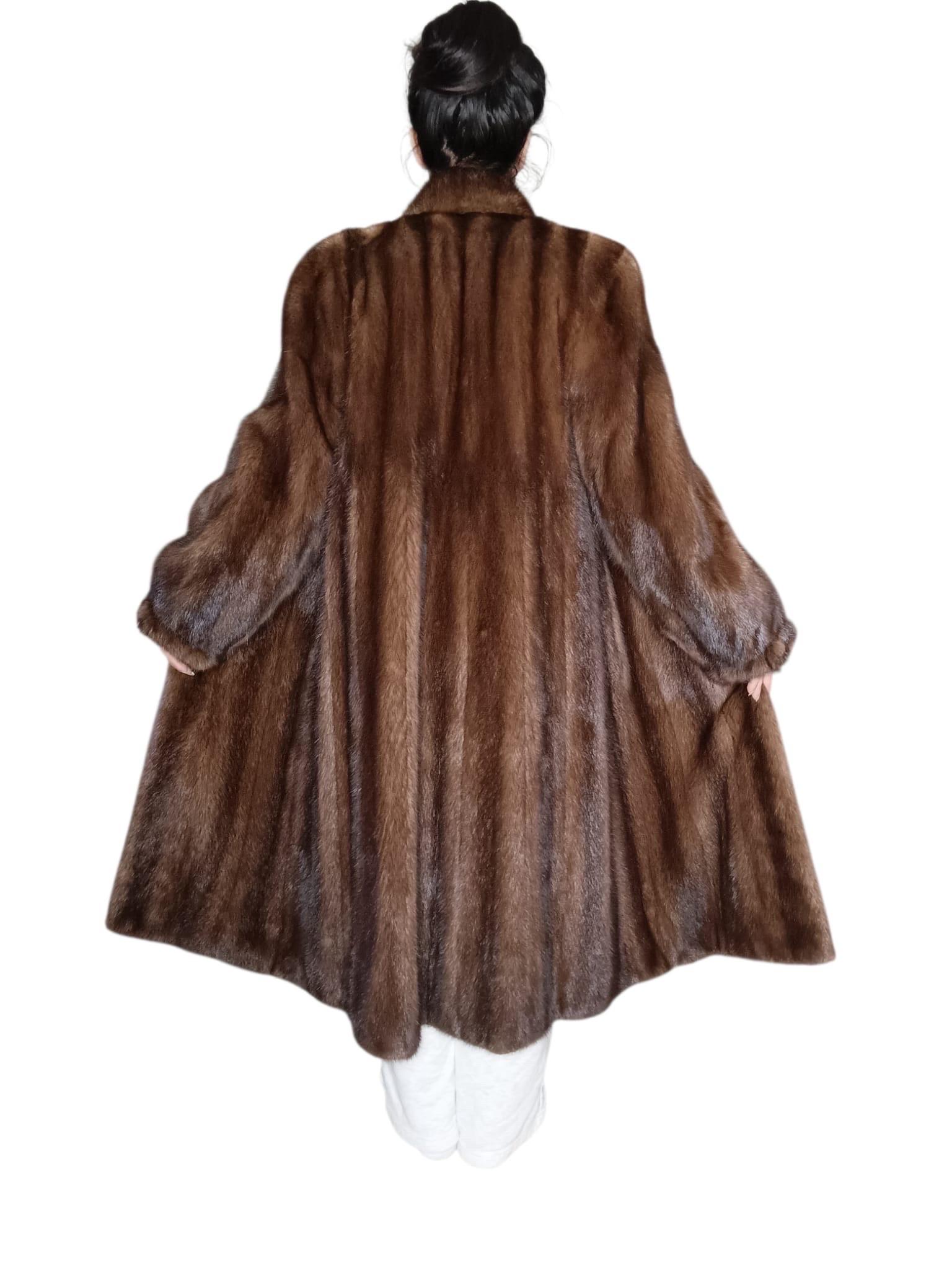 ~Givenchy Demi buff Mink Fur Coat (Size 10 - L) For Sale 10