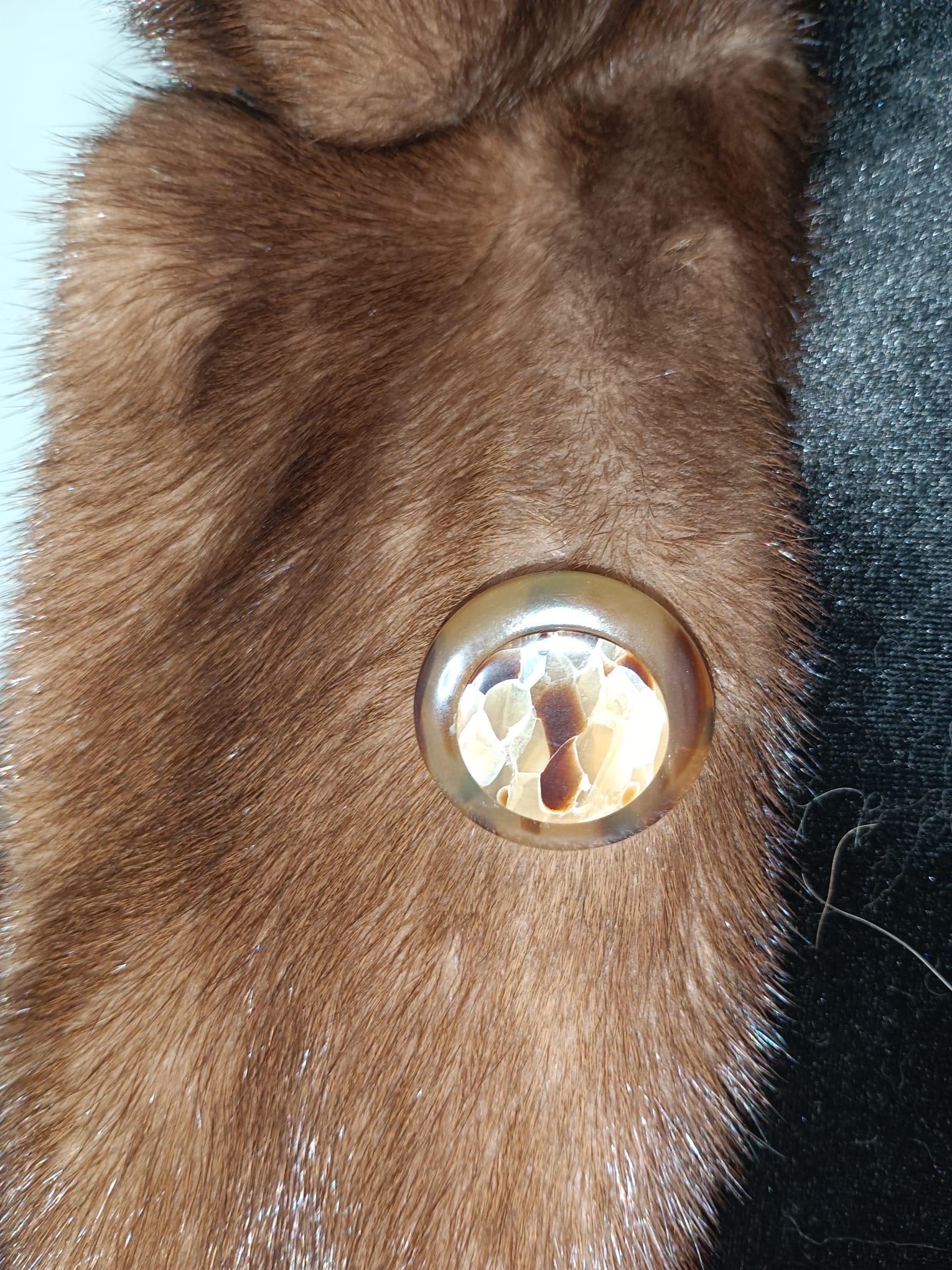 ~Givenchy Demi buff Mink Fur Coat (Size 10 - L) For Sale 11