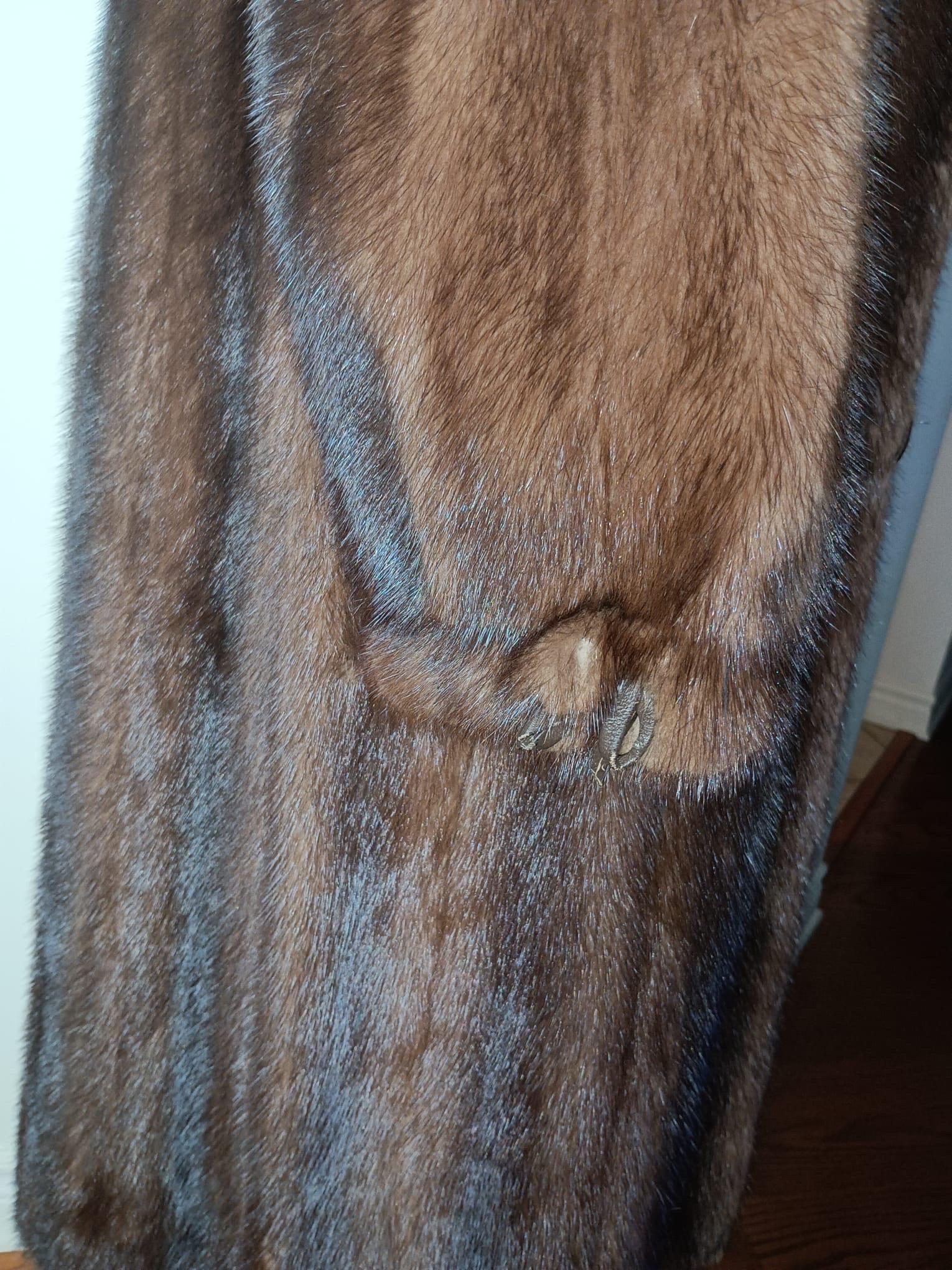 ~Givenchy Demi buff Mink Fur Coat (Size 10 - L) For Sale 2