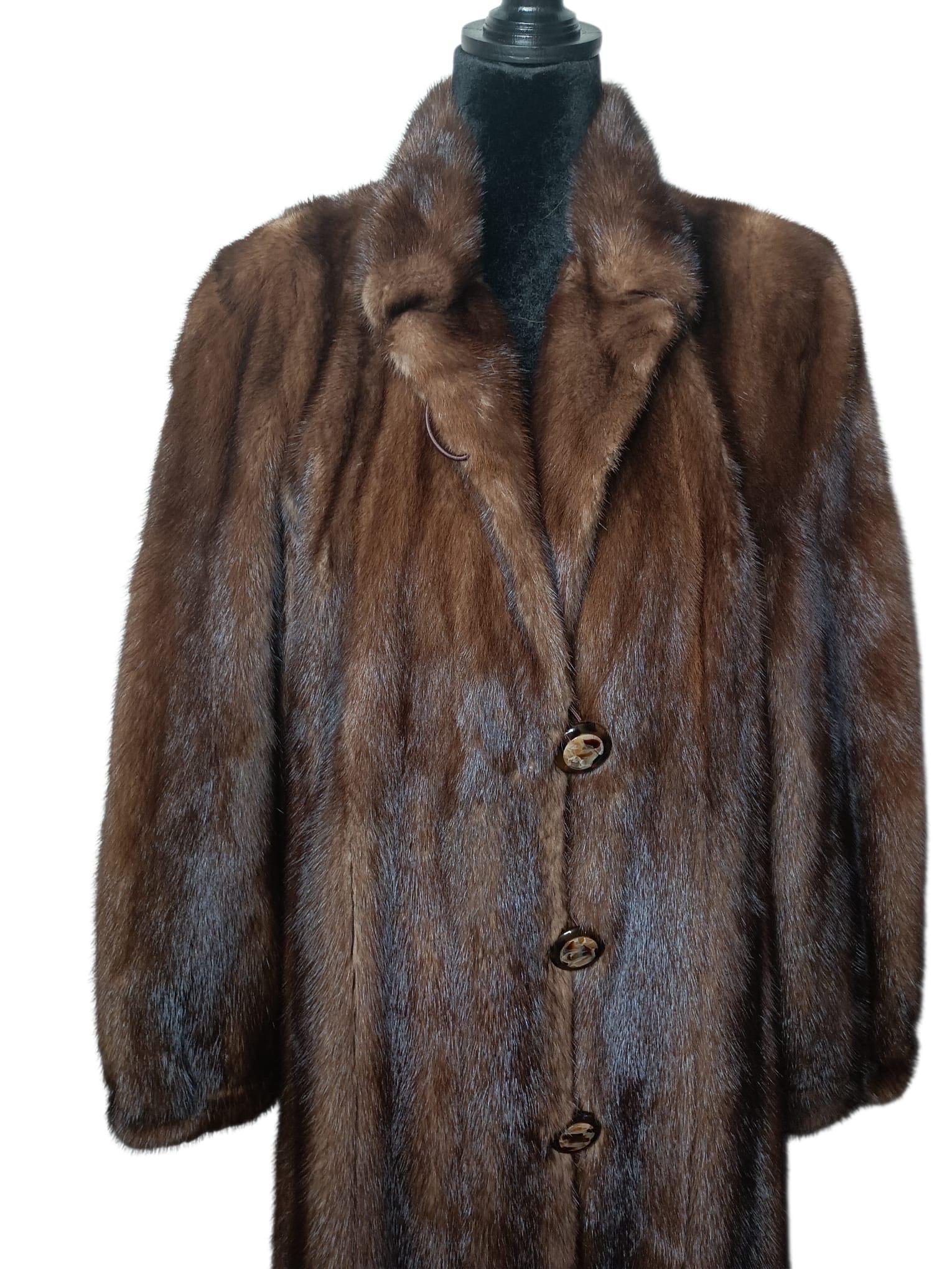 ~Givenchy Demi buff Mink Fur Coat (Size 10 - L) For Sale 4