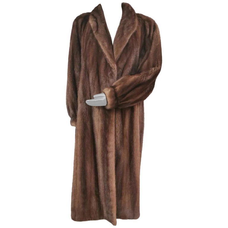 Manteau En Fourrure De Vison Kretzschmar Taille S - Doré - Occasion Très Bon état