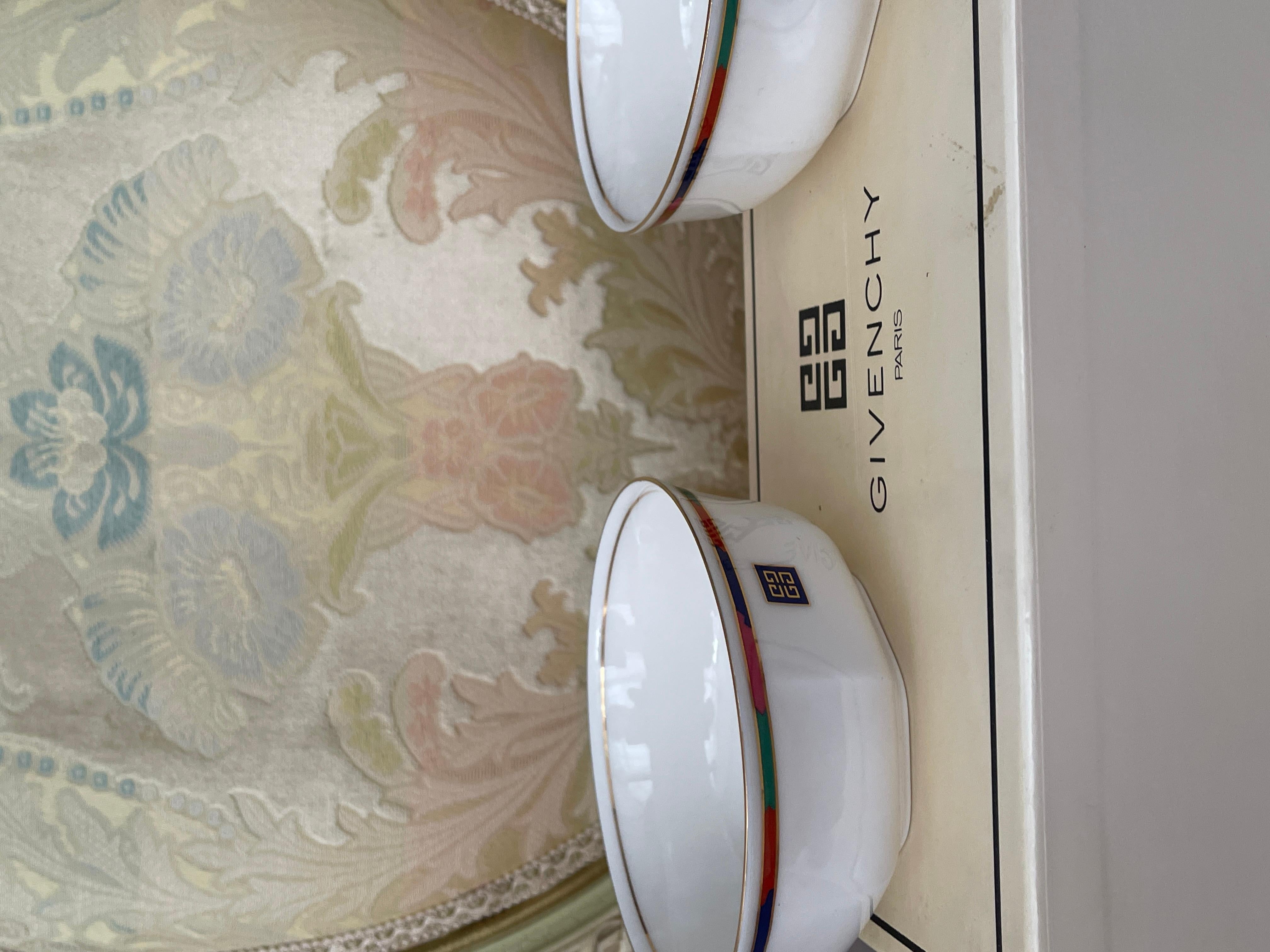 Beige Givenchy Dessert Bowls For Sale