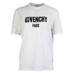 Givenchy T-Shirt aus bedrucktem Baumwoll-Jersey im Used-Look Xsmall