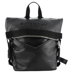 Givenchy Downtown Backpack Logo Embroidered Leather