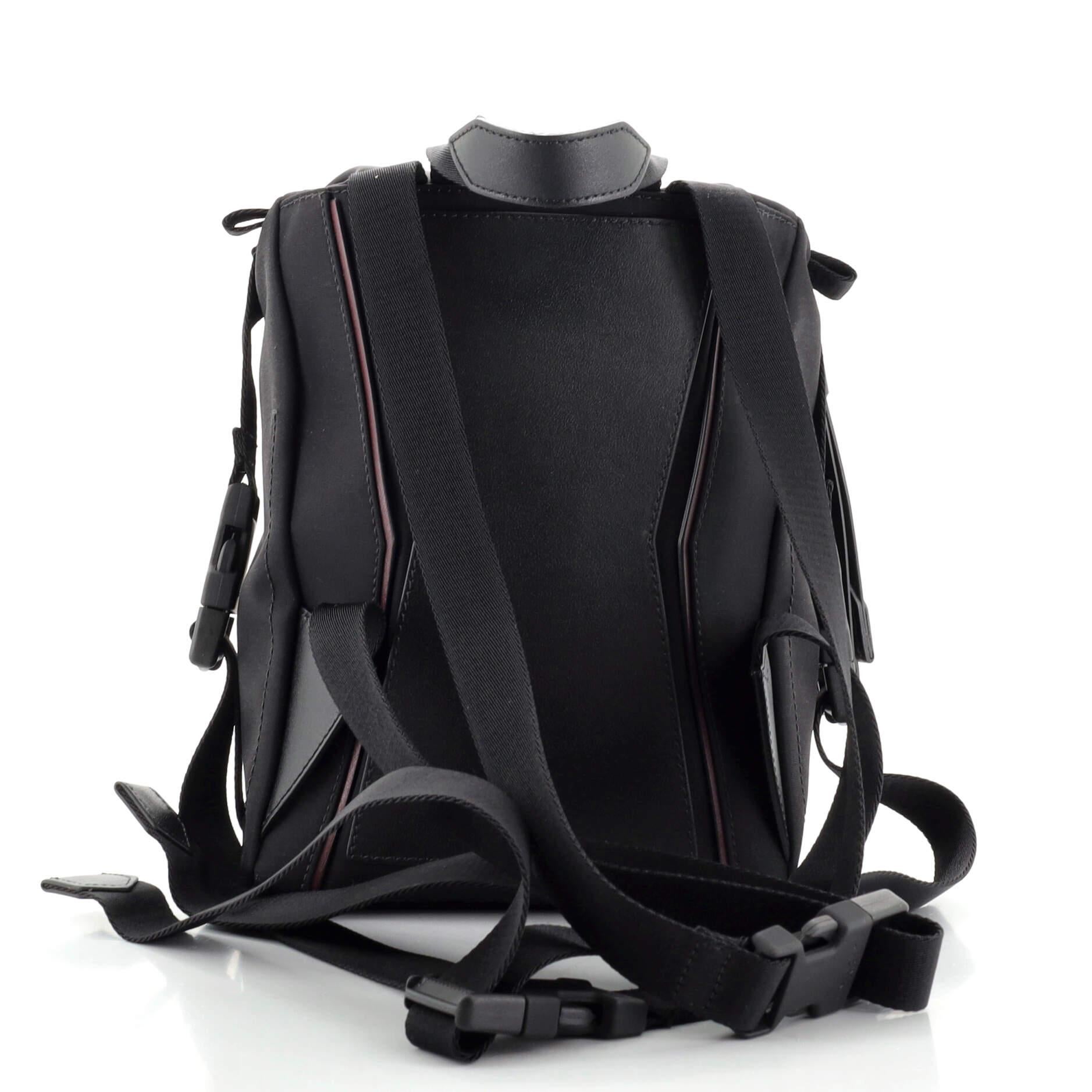 Black Givenchy Downtown Backpack Nylon Mini