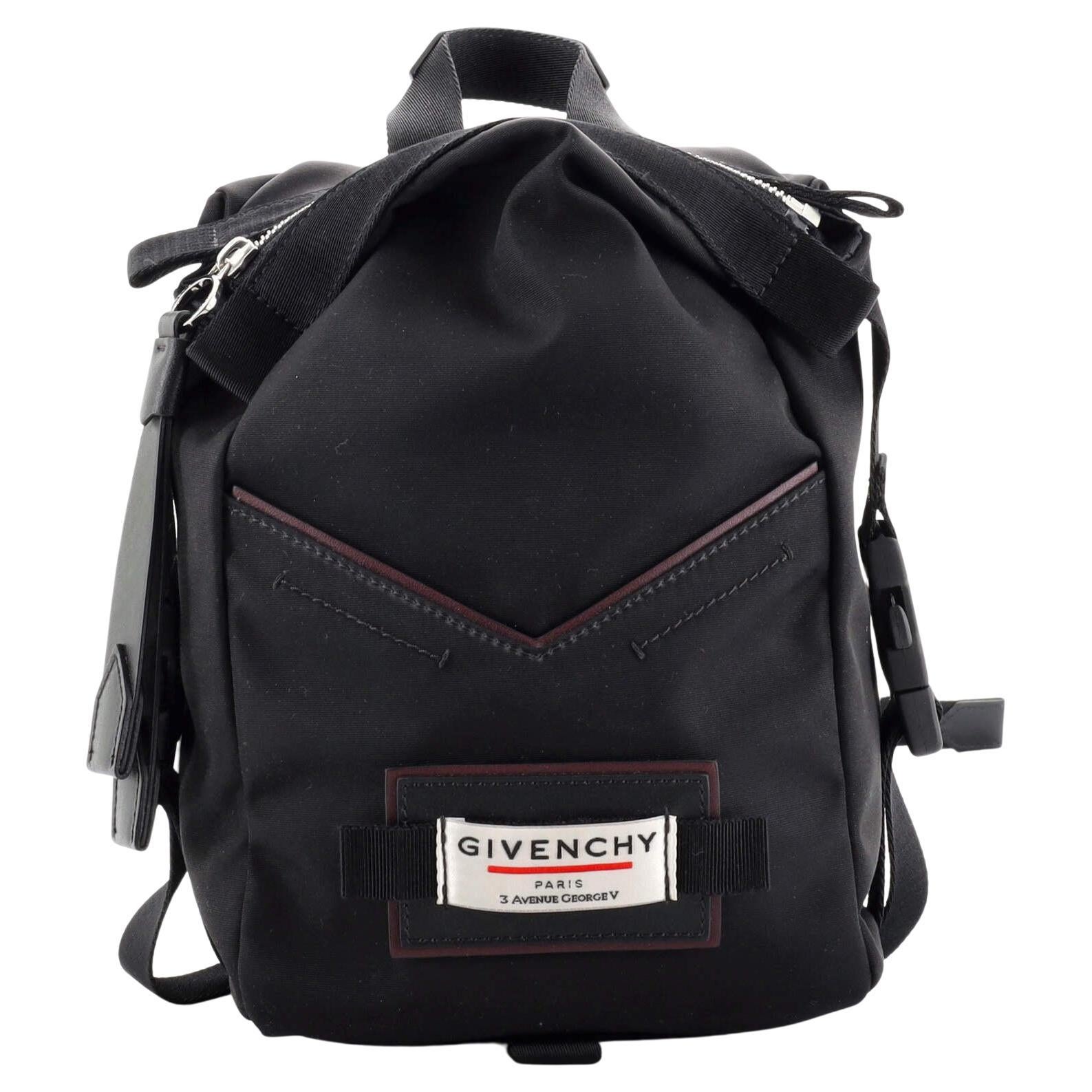 Givenchy Pocket Backpack Printed Nylon at 1stDibs