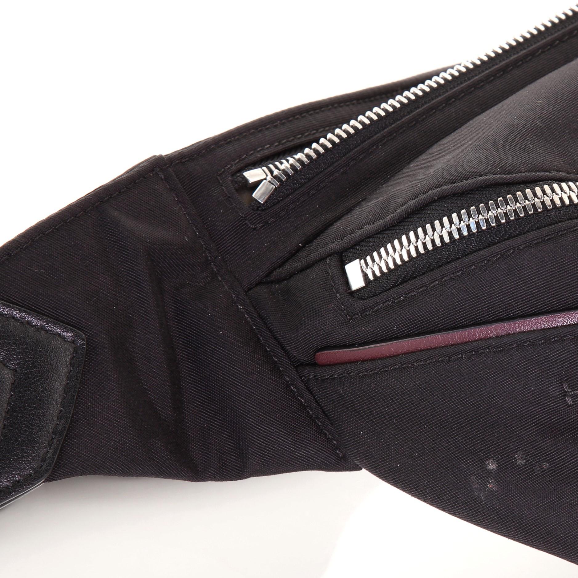 Black Givenchy Downtown Waist Bag Nylon