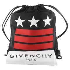 Givenchy Drawstring Backpack Nylon Large Black