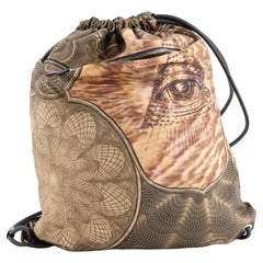 Givenchy Drawstring Backpack Printed Nylon Large