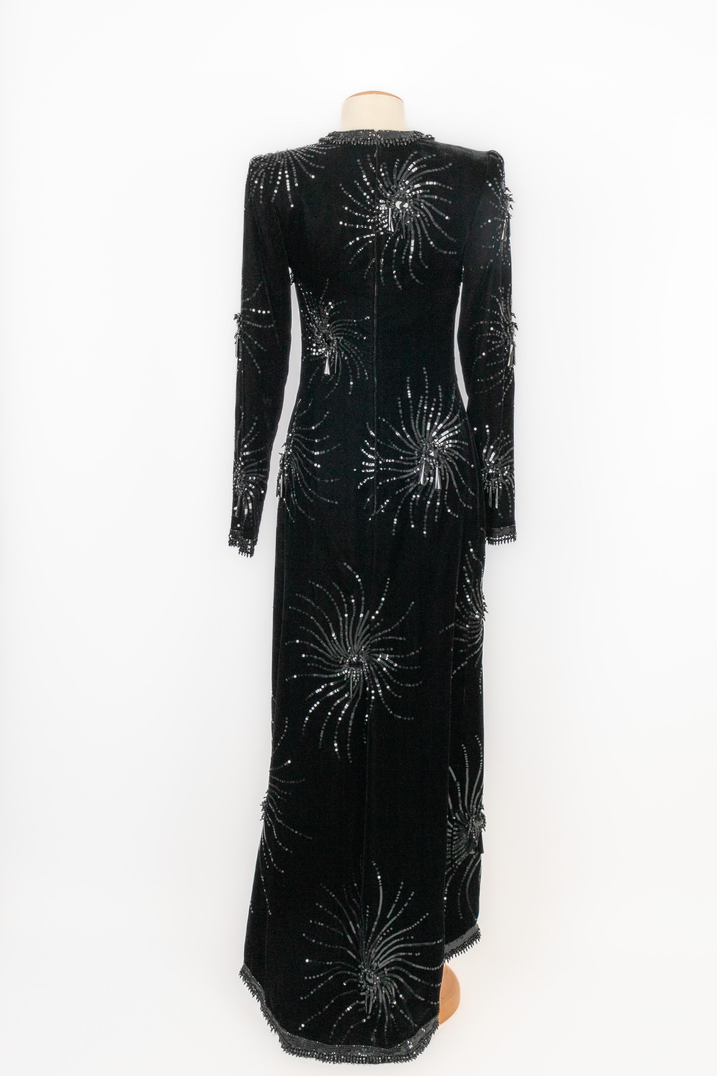 Vestido Givenchy Alta Costura circa 90 en Excelente estado para la venta en SAINT-OUEN-SUR-SEINE, FR