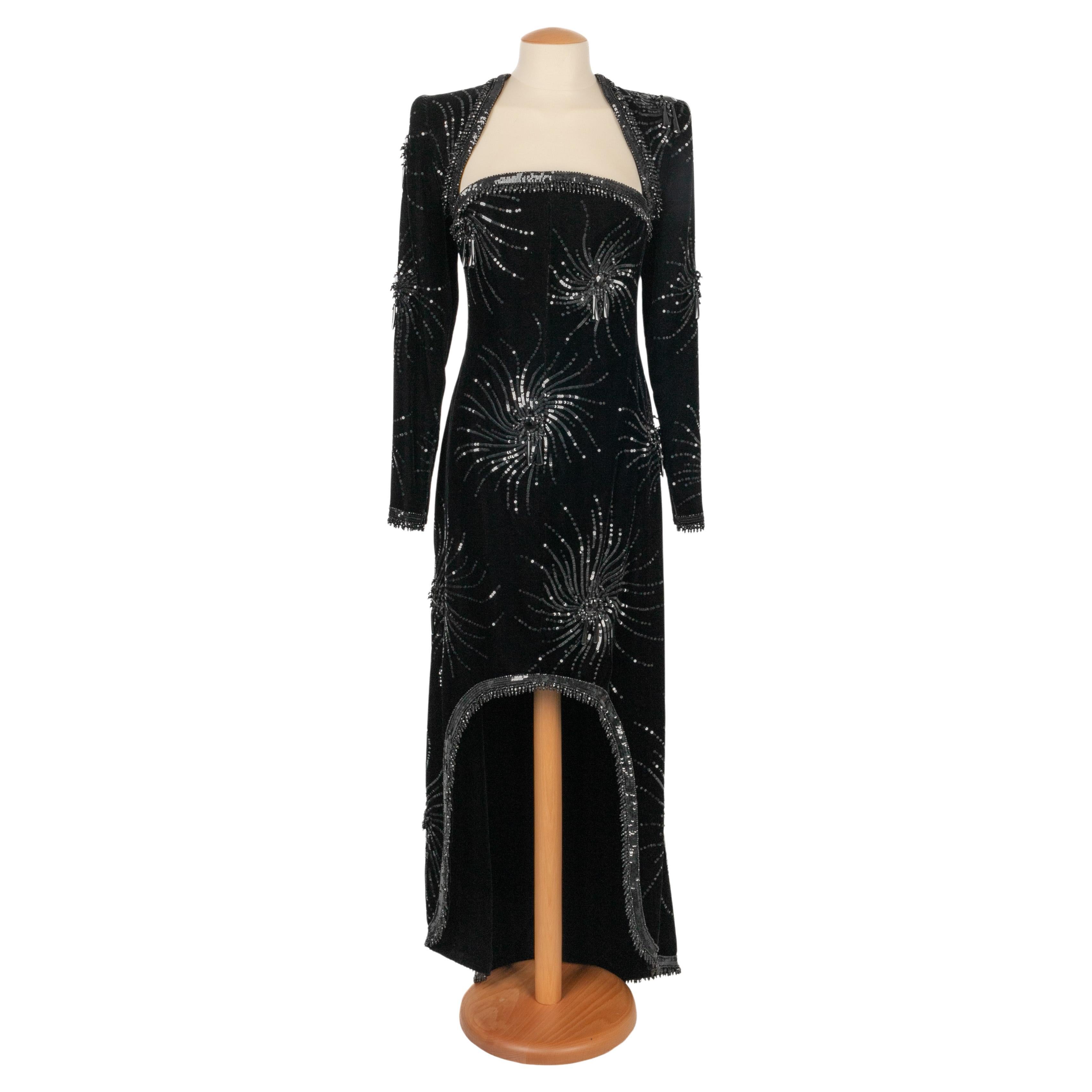 Vestido Givenchy Alta Costura circa 90 en venta