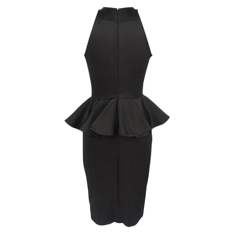 Givenchy Dress Lush Undulating Ruffle Peplum Waist 40 / 6 For Sale at ...