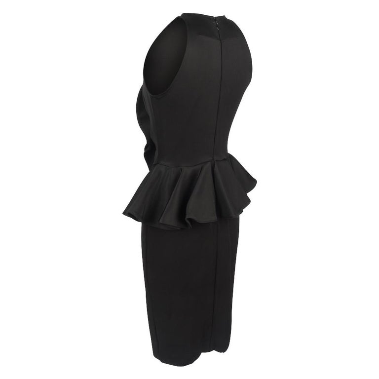 Givenchy Dress Lush Undulating Ruffle Peplum Waist 40 / 6 For Sale at ...