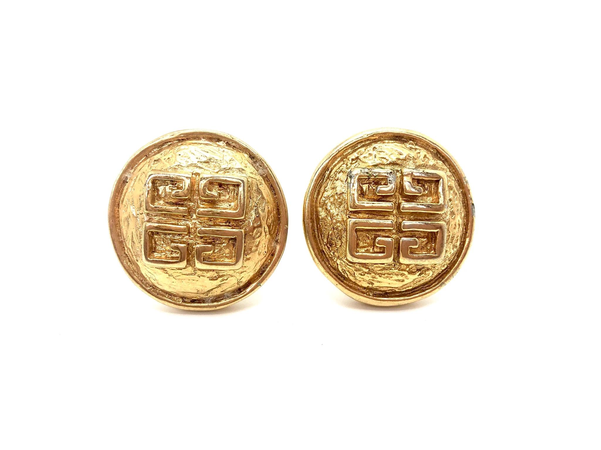 givenchy clip on earrings