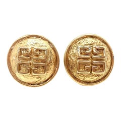 GIVENCHY Earrings Vintage 1980s Clip On