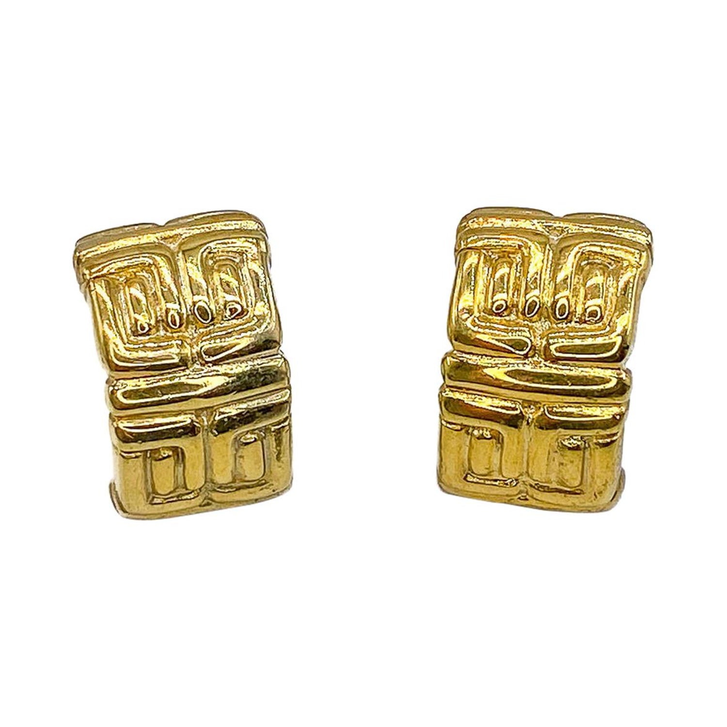 GIVENCHY Earrings Vintage 1980s Clip On at 1stDibs | givenchy clip on earrings  vintage