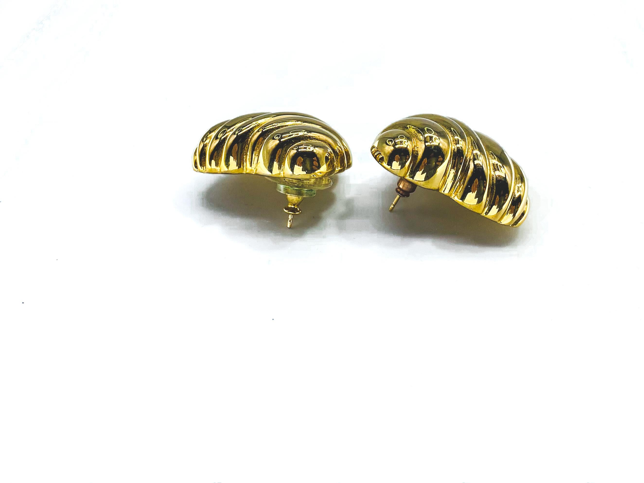 GIVENCHY Earrings Vintage 1980s for Pierced Ears In Excellent Condition In London, GB