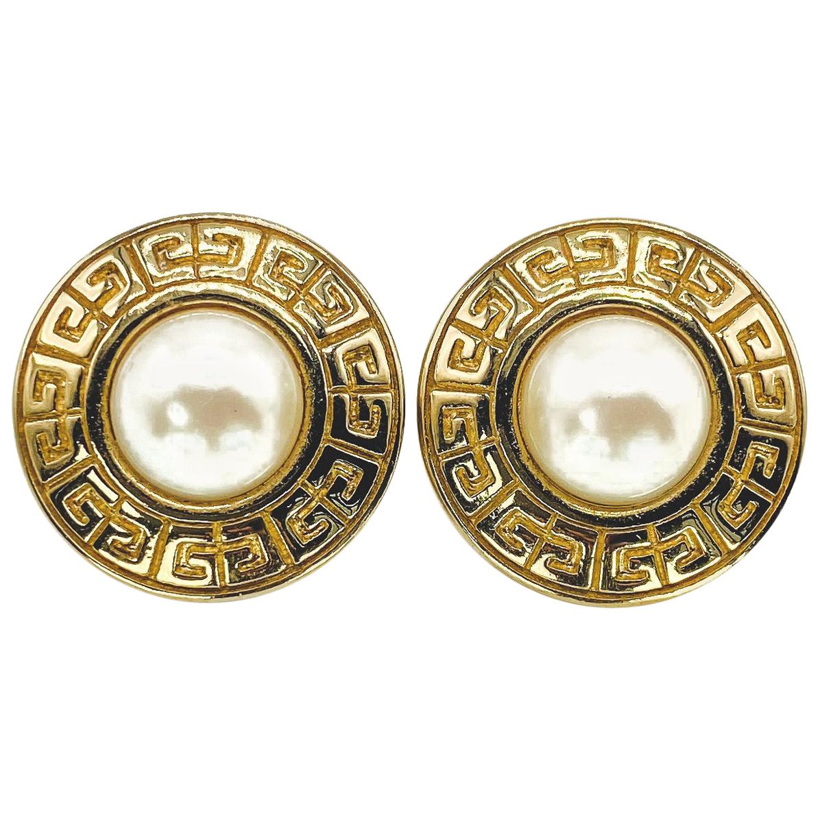 GIVENCHY Earrings Vintage 1980s