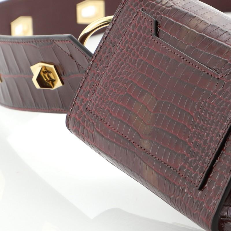 Givenchy Eden Handbag Crocodile Embossed Leather Nano 1