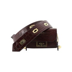 Givenchy Eden Handbag Crocodile Embossed Leather Nano