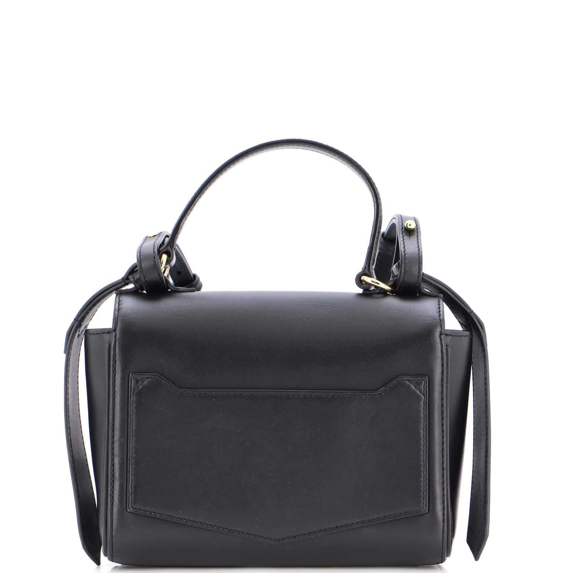 Givenchy Eden Top Handle Bag Leather Mini In Good Condition In NY, NY