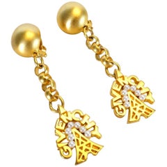 Givenchy Eiffel Tower Clip Earrings