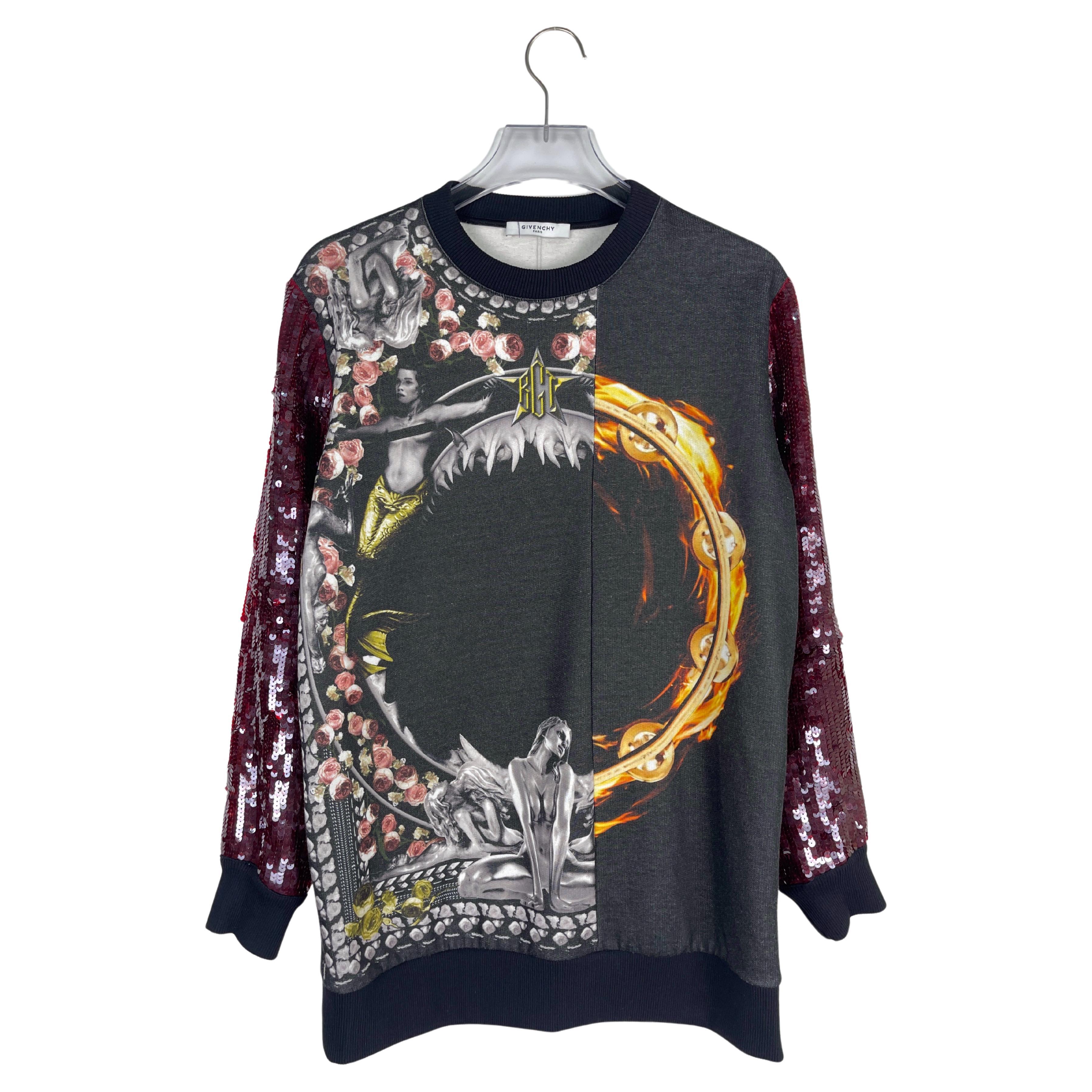 Givenchy F/W2013 Sequinn Ecstasy Sweatshirt For Sale
