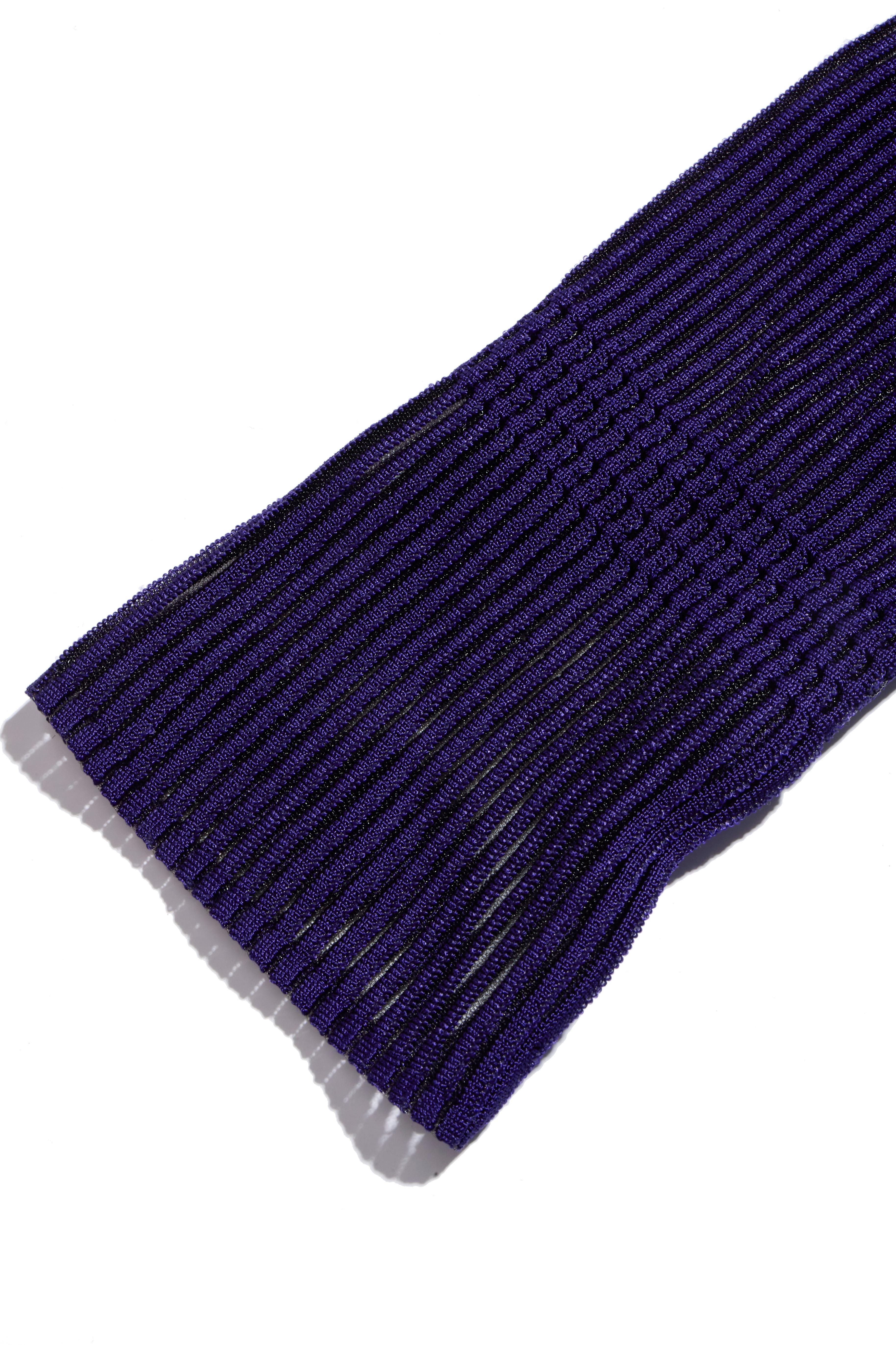 Mini abito a rete viola da passerella Givenchy Autunno/Inverno 2022 Taglia Small in vendita 3
