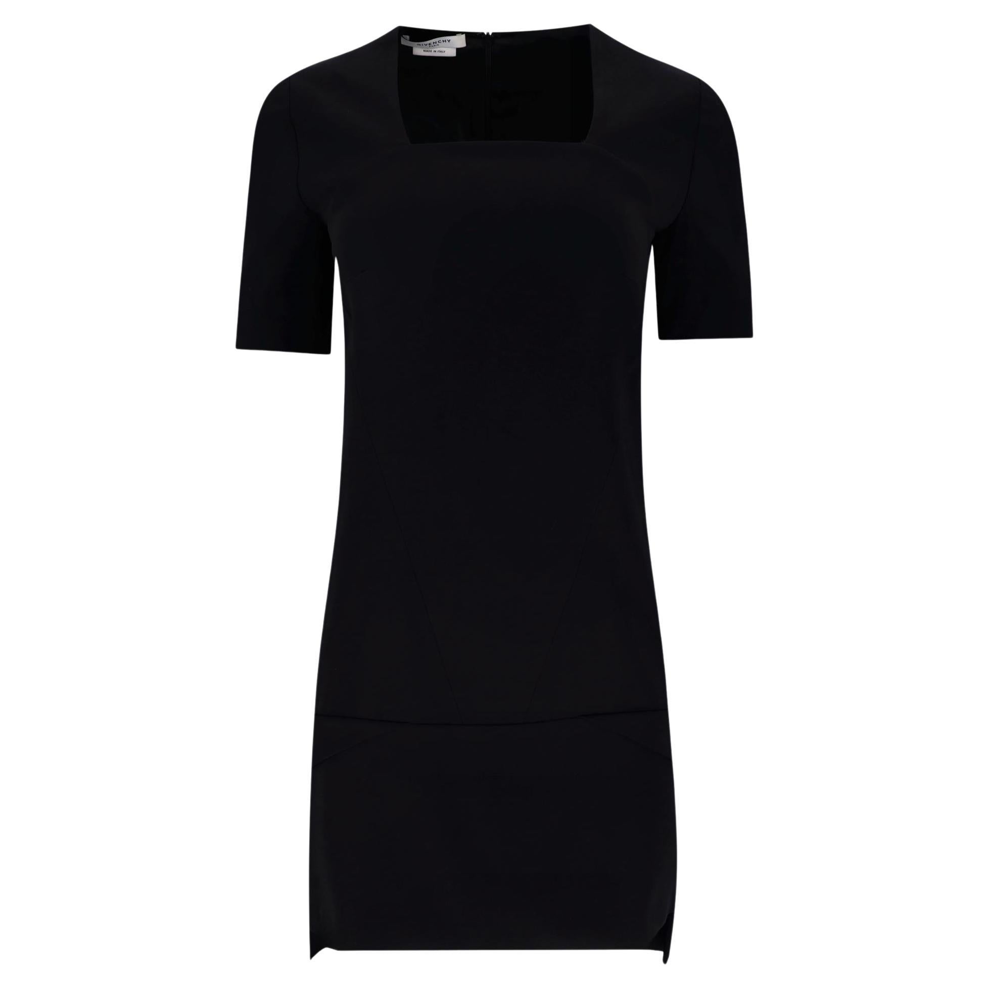 Givenchy Fitted Mini Dress With An Asymmetric Hem For Sale
