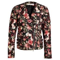 Givenchy Floral Felt-Wool Bomber Jacket
