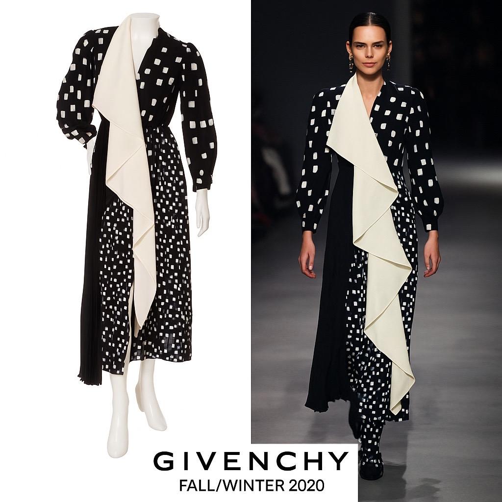 Givenchy FW20 - Vestito in seta bianco e nero con volant asimmetrico FR 36

Descrizione:
Dalla collezione della passerella Autunno/Inverno 2020 di Clare Waight Keller, questo straordinario abito di Givenchy è un vero pezzo da collezione. Realizzato