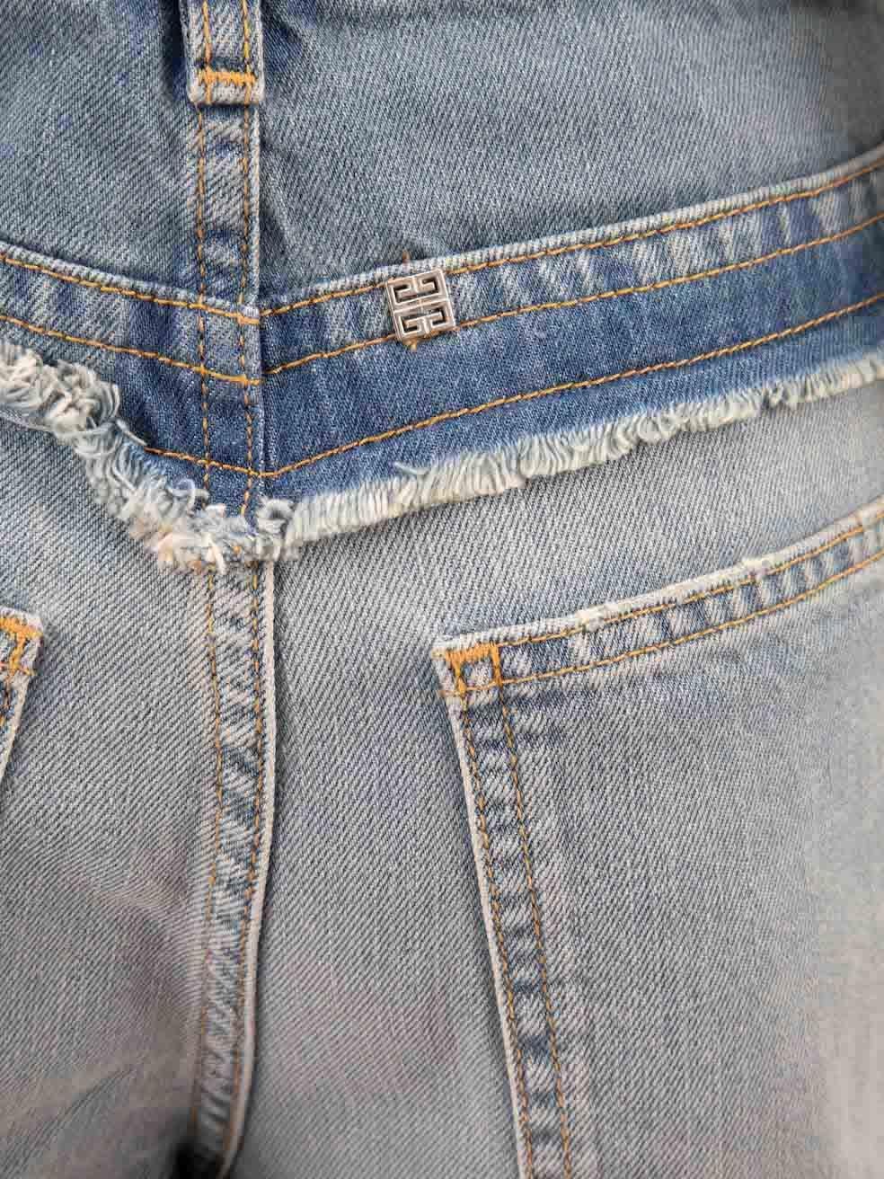 Givenchy FW23 Light Blue Denim Wash Jeans Size S For Sale 1