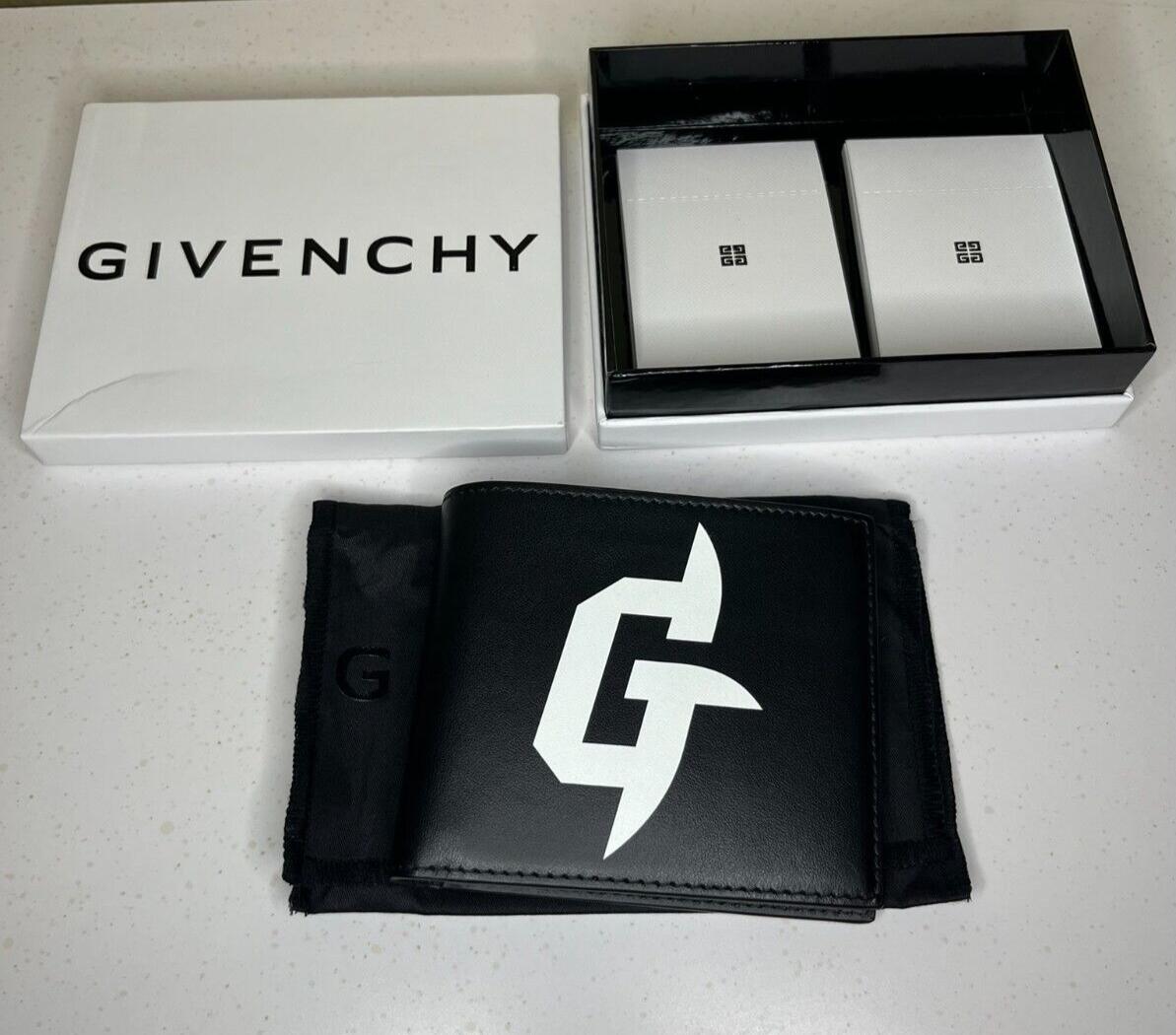 Women's Givenchy G Rider Design Black Bifold Wallet For Sale