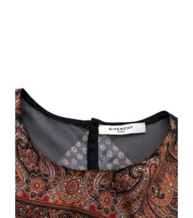 Paisley Print Silk Top main image 1