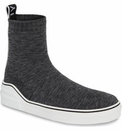 GIvenchy George V Knit Sock Slip on Sneakers Grey (42 EU) Men's