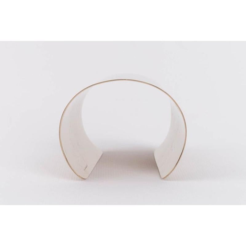 Women's Givenchy Gilded Metal Cuff Bracelet For Sale