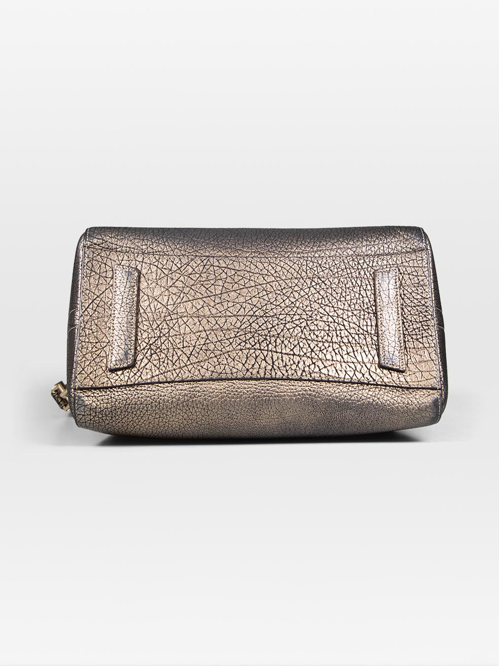 Women's Givenchy Gold Goatskin Leather Medium Antigona Bag For Sale