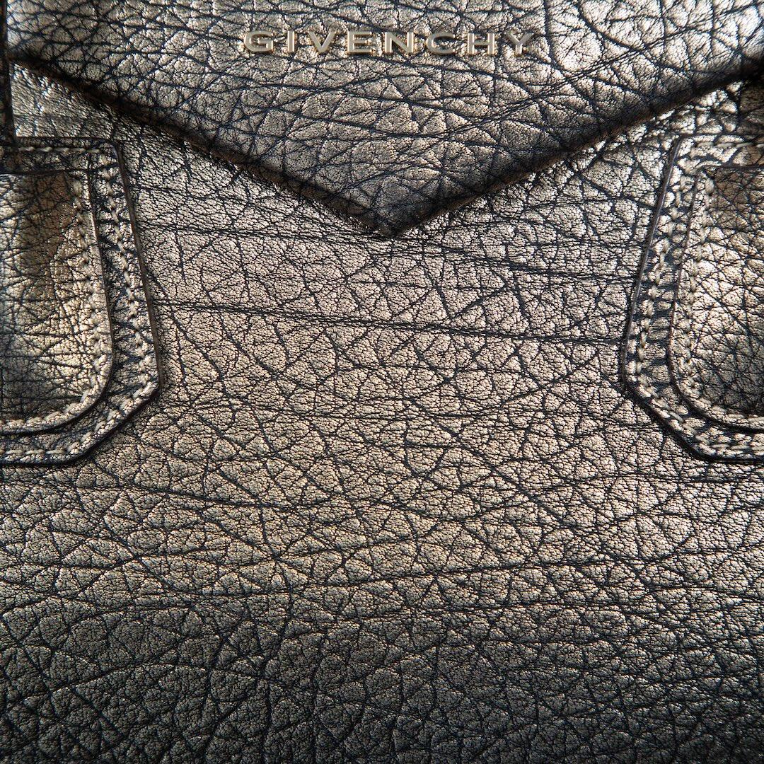 Givenchy Gold Goatskin Leather Medium Antigona Bag For Sale 1