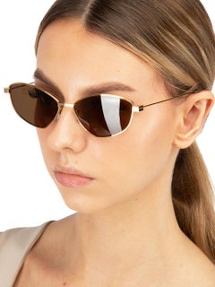 Givenchy Gold GV Speed Cat Eye Sunglasses