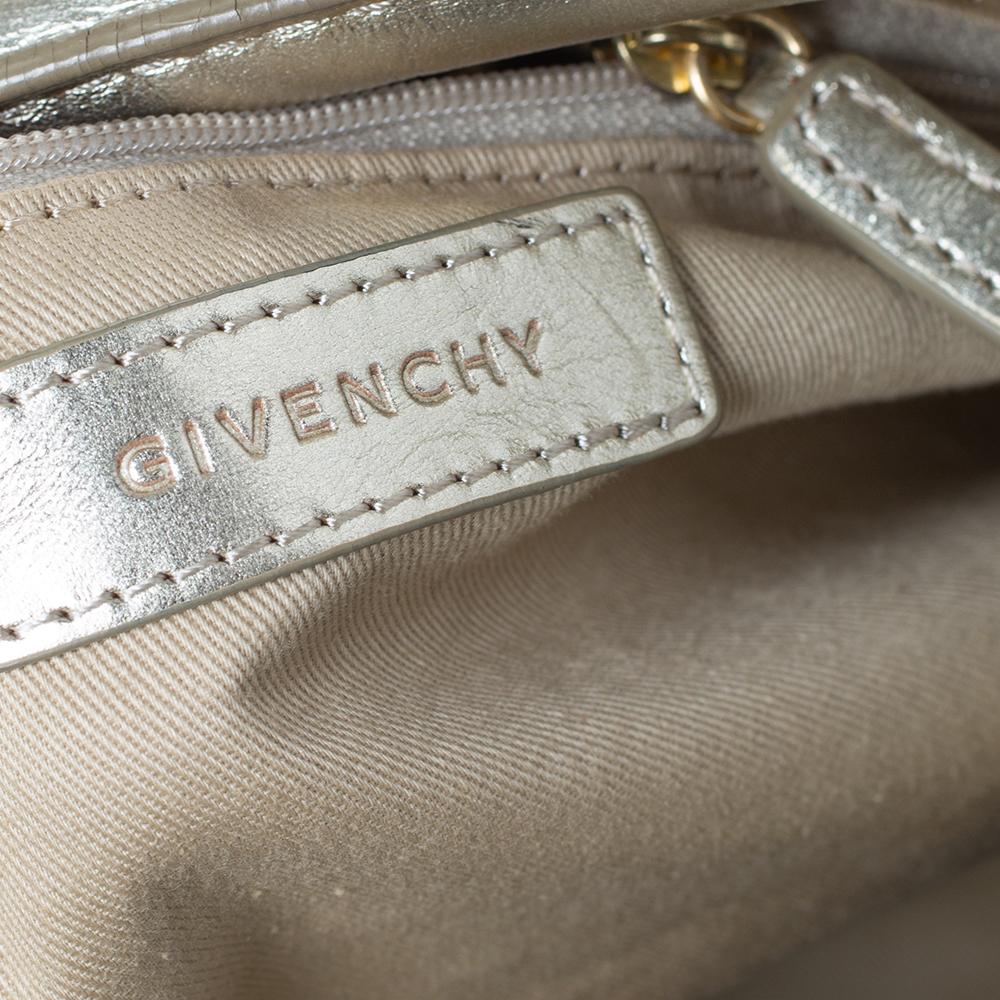 Givenchy Gold Leather Satchel 2