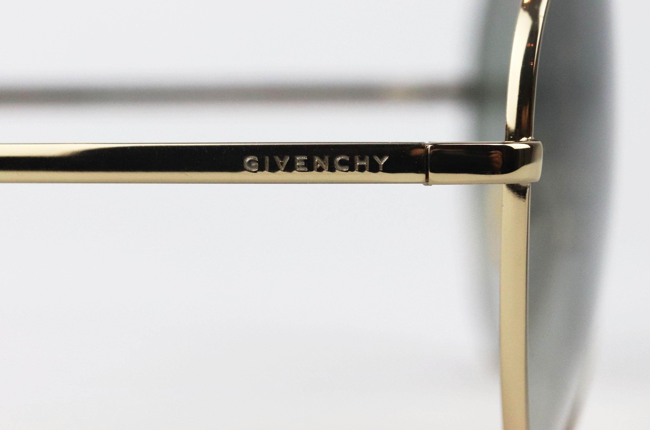 givenchy gold sunglasses