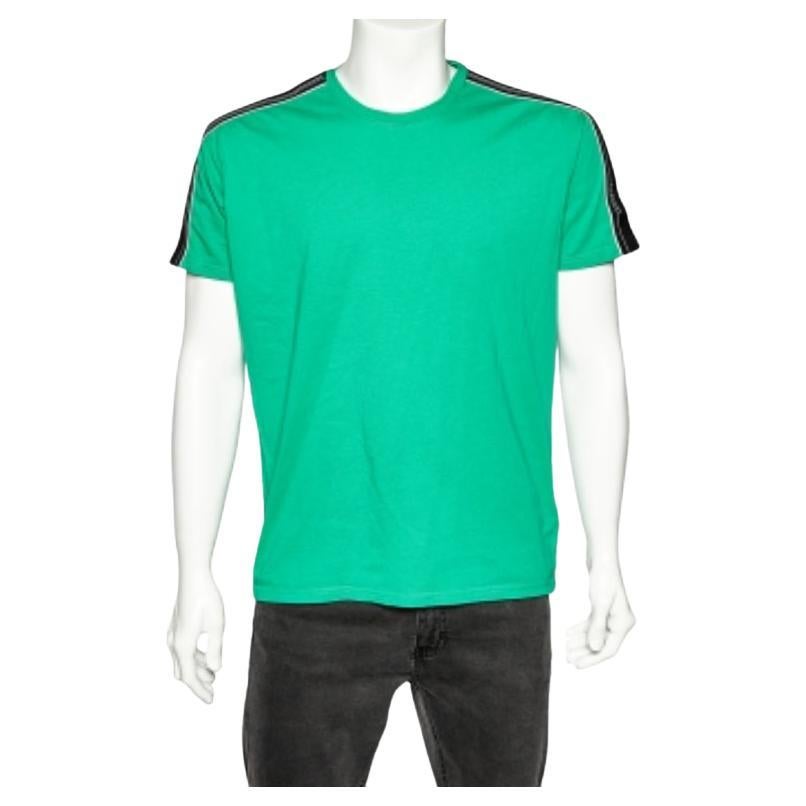 Maglietta Givenchy Greene & Greene & Greene con logo a contrasto e dettaglio a nastro, vestibilità regolare M. T. I.