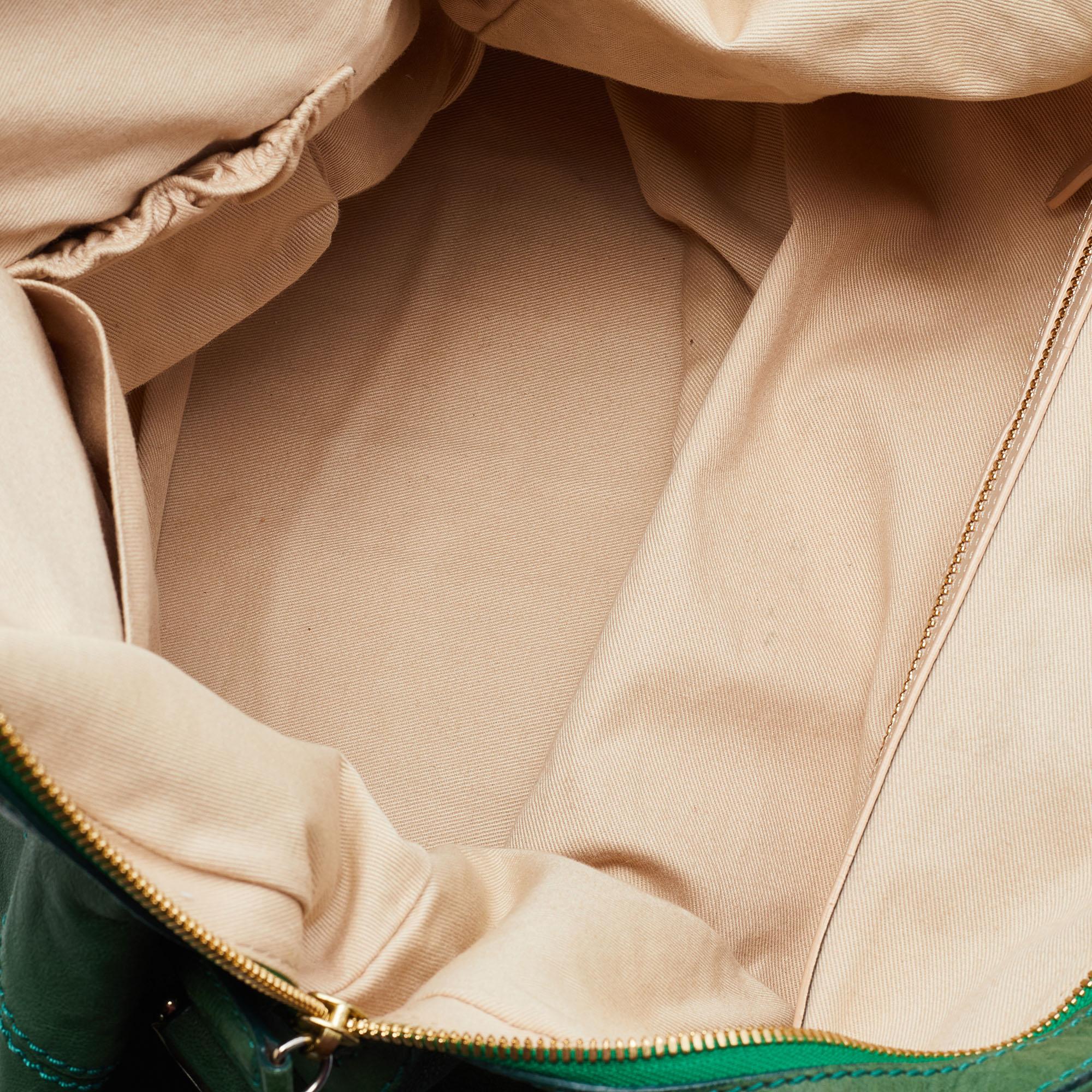Givenchy Green Leather Medium Nightingale Satchel 3