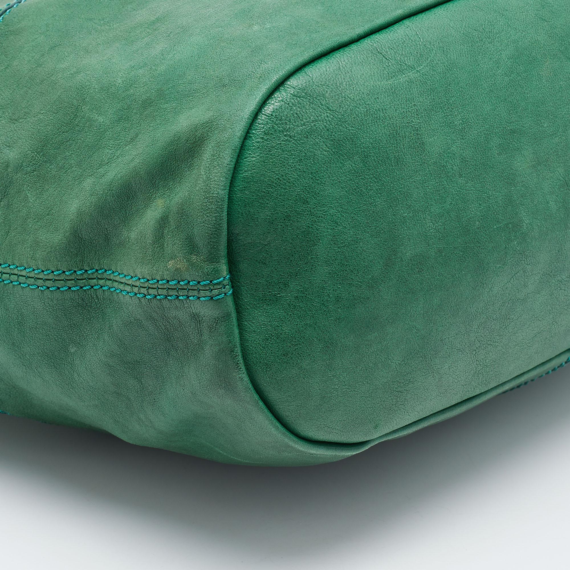 Givenchy Green Leather Medium Nightingale Satchel 5