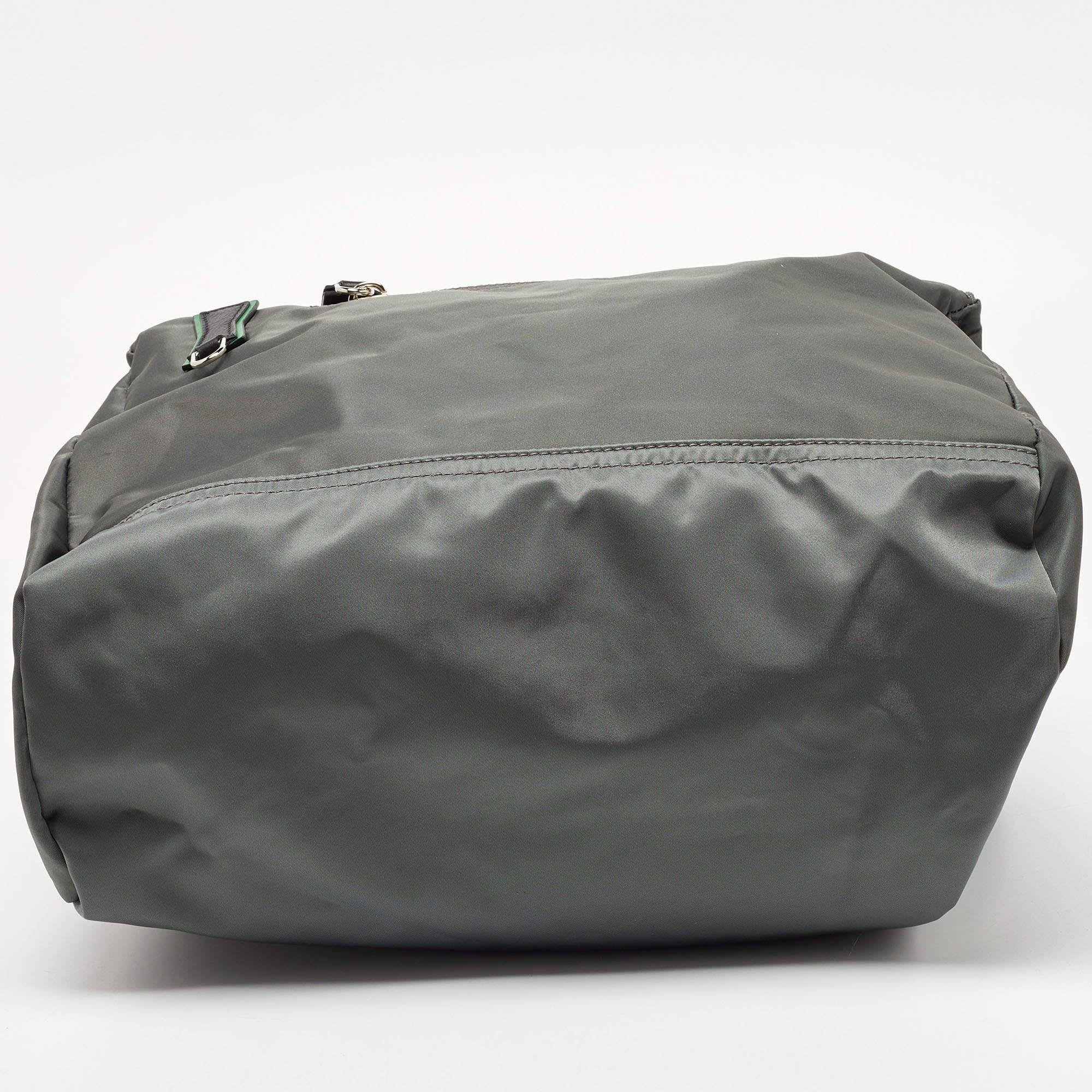 Givenchy Grey/Black Nylon Pandora Top Handle Bag 9