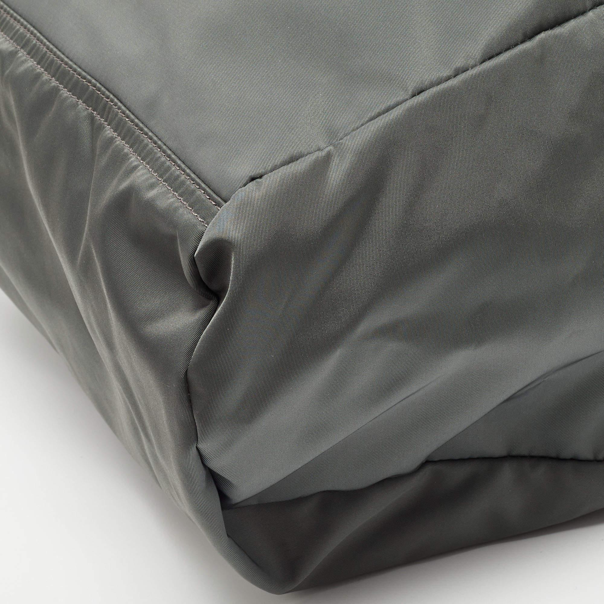 Women's Givenchy Grey/Black Nylon Pandora Top Handle Bag For Sale